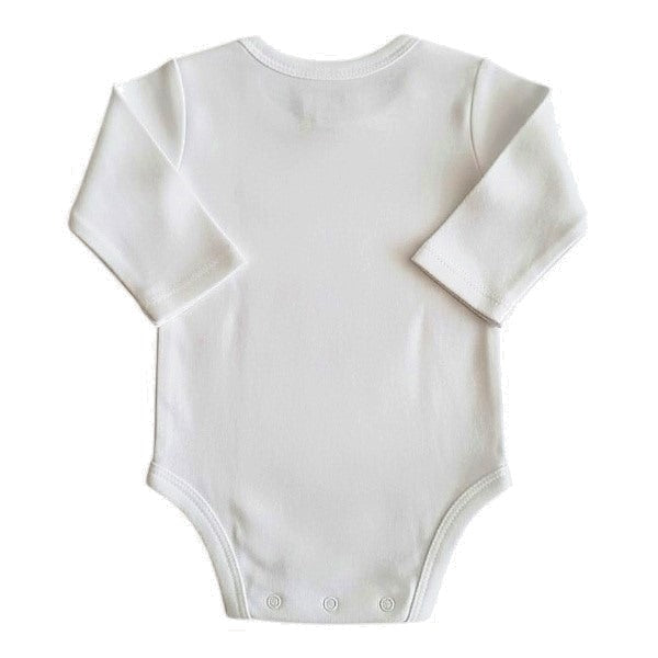 Body Manga Larga Algodón Blanco Marca Otra 0-3 M Estado Casi tiki