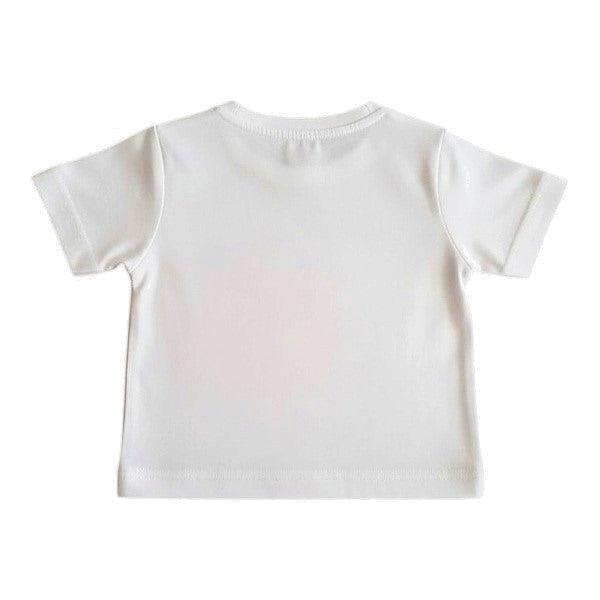 Polera Algodón Blanco Marca Colloky 3-6 M Estado Casi tiki