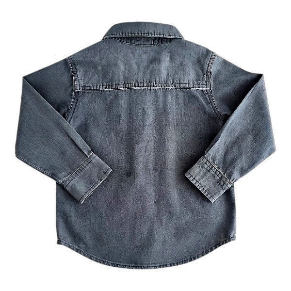 Camisa Mezclilla Gris Marca Carter's 3 A Estado Tiki taka