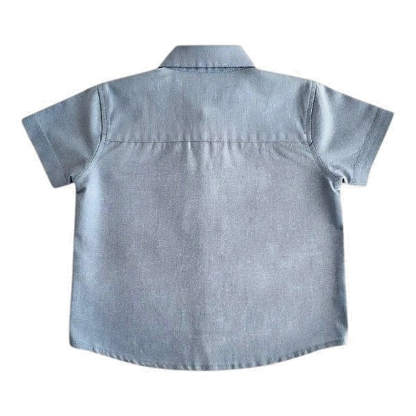 Camisa Mezclilla Celeste Marca Tribu 12 M Estado Casi tiki