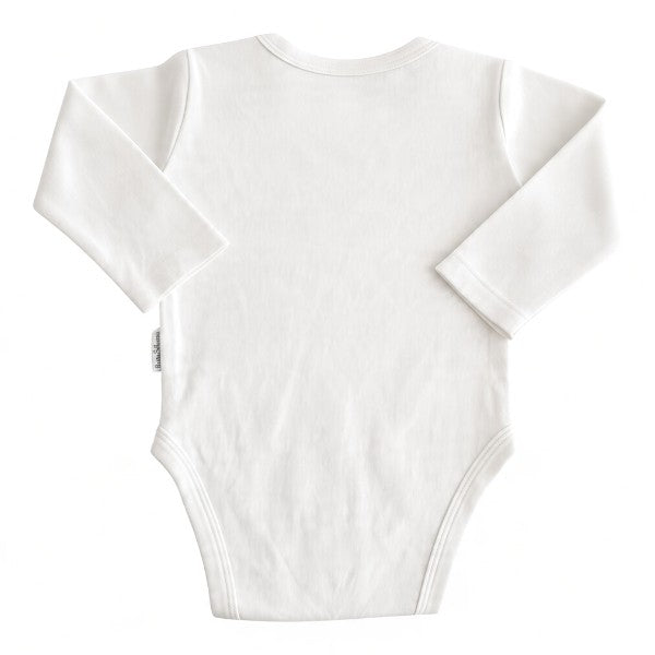 Body Manga Larga Algodón Blanco Marca Colloky 3-6 M Estado Casi tiki