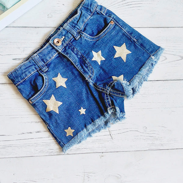 Precio de short online de jeans