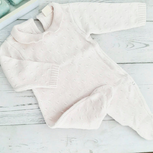 Osito lana rosa 3-6 meses Marca Tribu Estado Casi tiki