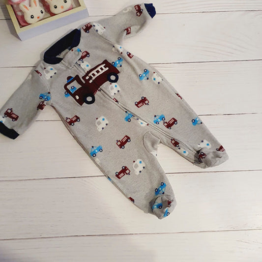 Osito micropolar c/autitos talla RN Marca Carter's Estado Casi tiki