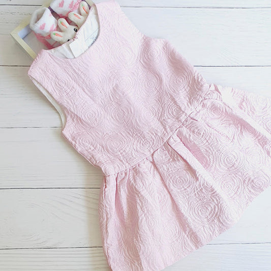 Vestido Tela Rosa Marca EPK 4 A Estado Casi tiki