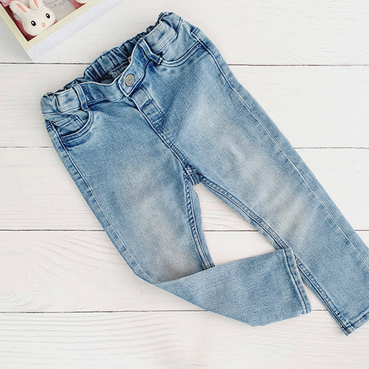 Jeans Mezclilla Celeste Marca Hym 2 A Estado Casi tiki