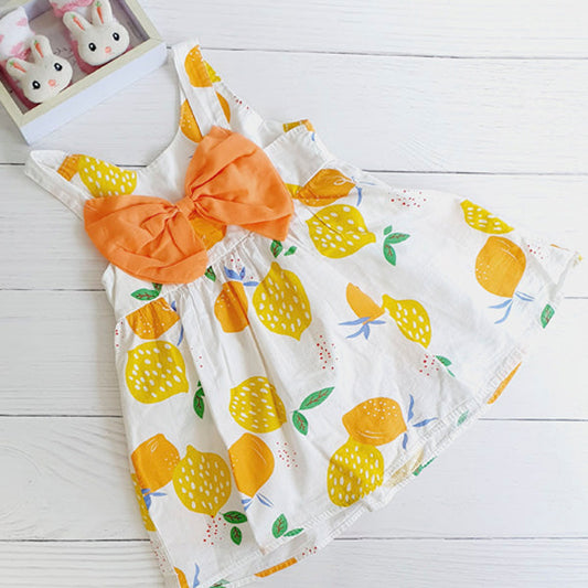 Vestido Algodón Frutas Marca Otra 12-18 M Estado Tiki taka