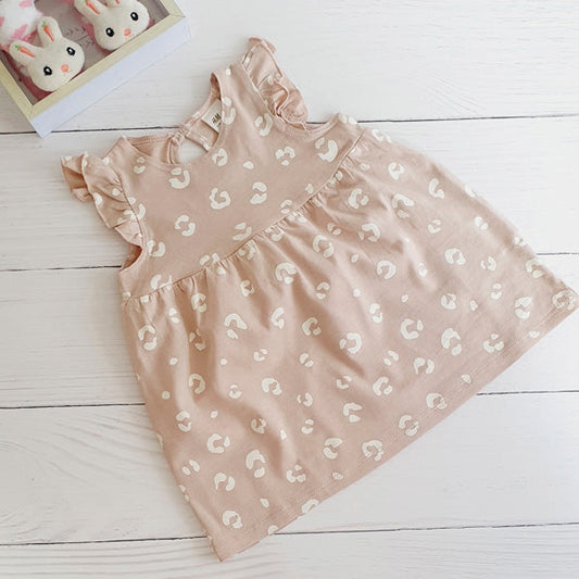 Vestido Algodón Diseños Marca Hym 3-6 M Estado Tiki taka