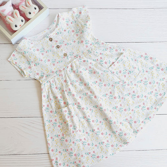 Vestido Algodón Diseños Marca Tribu 18 M Estado Casi tiki