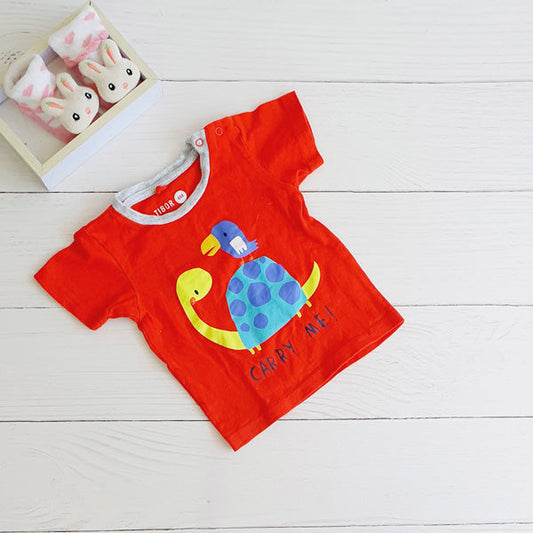 Polera Algodón Rojo Marca Otra 6 M Estado Tiki taka