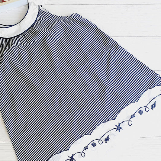 Vestido Tela Rayas Marca Otra 7 A Estado Casi tiki