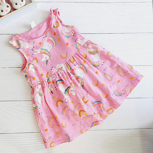 Vestido Algodón Diseños Marca Yamp! 24 m Estado Casi tiki