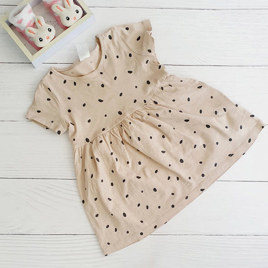 Vestido Algodón Diseños Marca Hym 9-12 M Estado Casi tiki