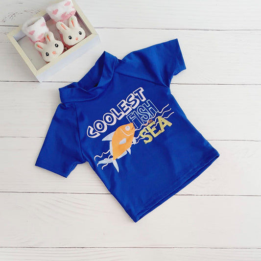 Traje de baño lycra Azul Marca Otra 18 M Estado Tiki taka