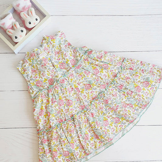 Vestido Algodón Diseños Marca Otra 6-9 M Estado Tiki taka