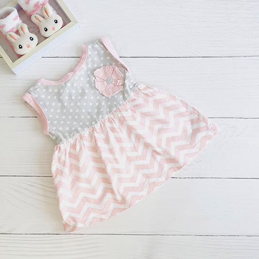 Vestido Algodón Diseños Marca Koala 0-3 M Estado Tiki taka