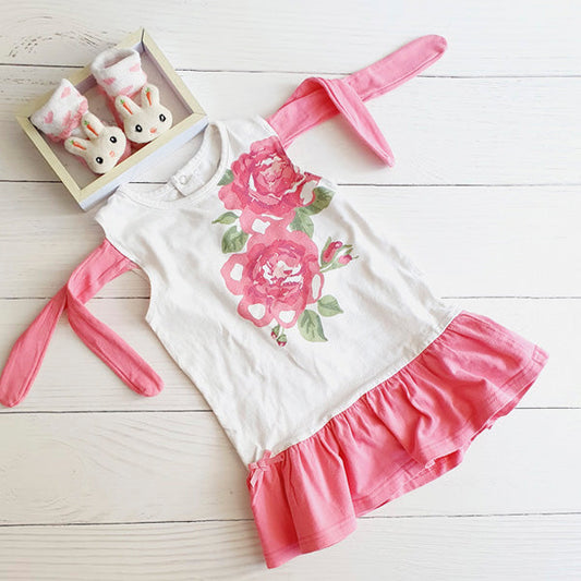 Vestido Algodón Diseños Marca Limonada 18 M Estado Casi tiki