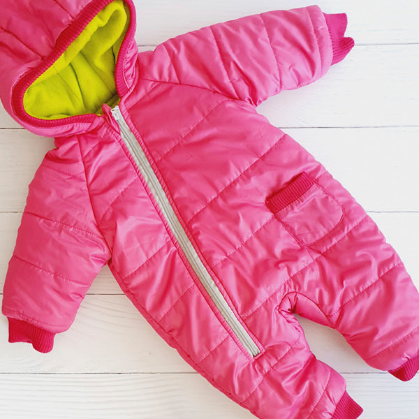 Osito acolchado Polar Fucsia Marca Otra 6-9 M Estado Casi tiki