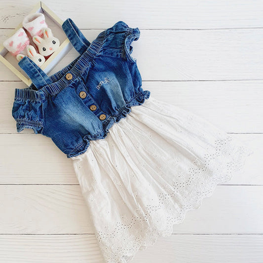 Vestido Algodón Diseños Marca Limonada 3 A Estado Casi tiki