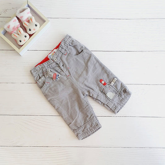 Pantalón Cotelé Gris Marca Otra 6 M Estado Tiki taka