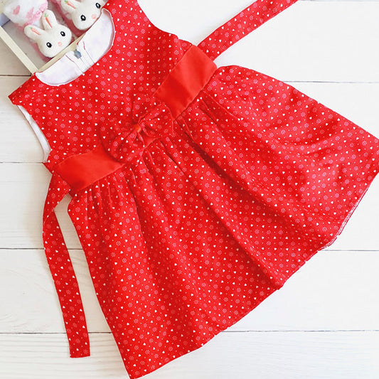 Vestido Tela Rojo Marca Otra 2 A Estado Tiki taka