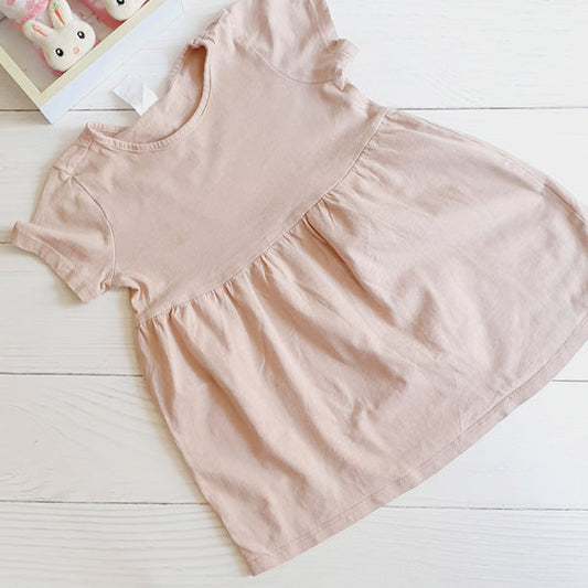 Vestido Algodón Palorosa Marca Hym 12-18 M Estado Casi tiki