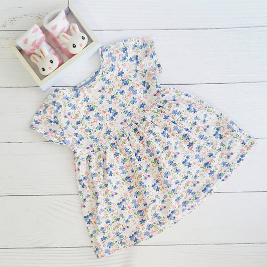 Vestido Algodón Diseños Marca Yamp! 12 M Estado Tiki taka