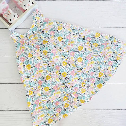 Vestido Algodón Multicolor Marca Baby harvest 2 A Estado Tiki taka