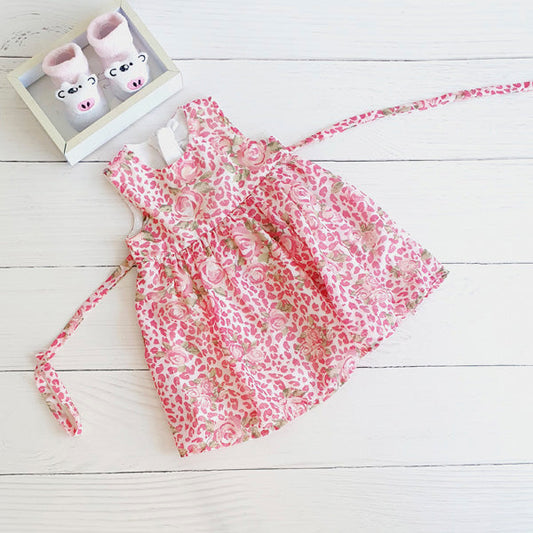 Vestido Algodón Diseños Marca Limonada 9 M Estado Casi tiki
