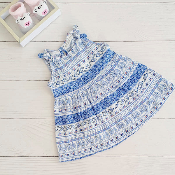 Vestido Algodón Diseños Marca Boulevard 6 M Estado Tiki taka