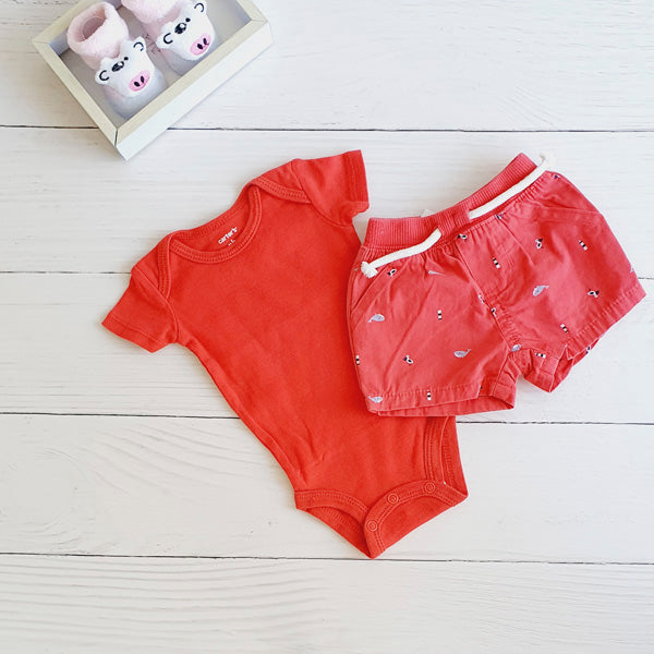 Pack Algodón Rojo Marca Variadas RN Estado Casi tiki