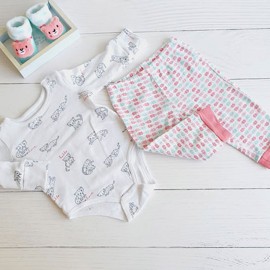 Pack Algodón Multicolor Marca Otra 3-6 M Estado Casi tiki