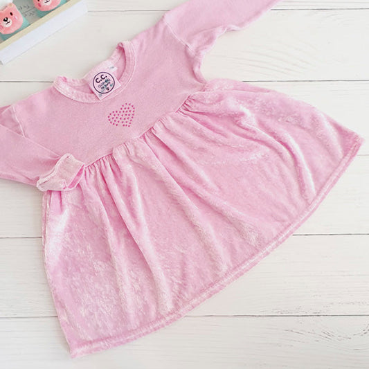 Vestido Algodón Rosa Marca Otra 12 M Estado Tiki taka