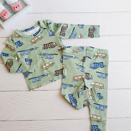 Conjunto Algodón Diseños Marca Otra 6-9 M Estado Tiki taka