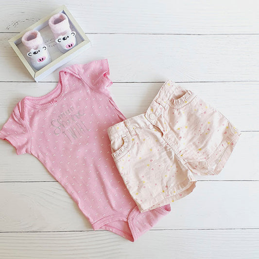 Pack Algodón Diseños Marca Otra 12-18 M Estado Casi tiki