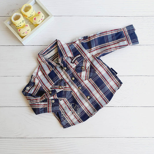 Camisa Tela cuadrillé Marca Osh kosh 9 M Estado Tiki taka