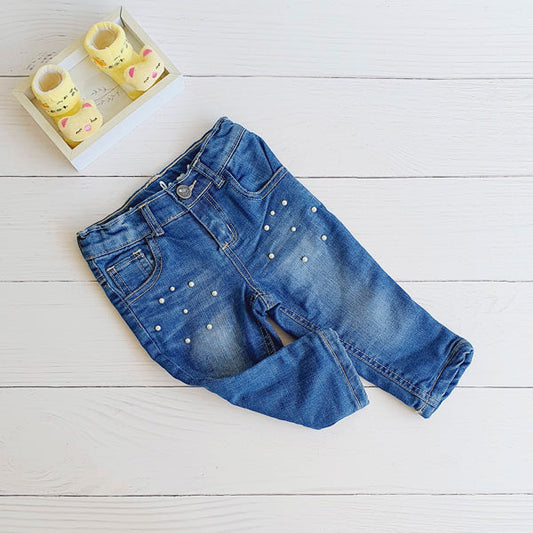 Jeans Mezclilla Azul Marca Limonada 6 M Estado Tiki taka