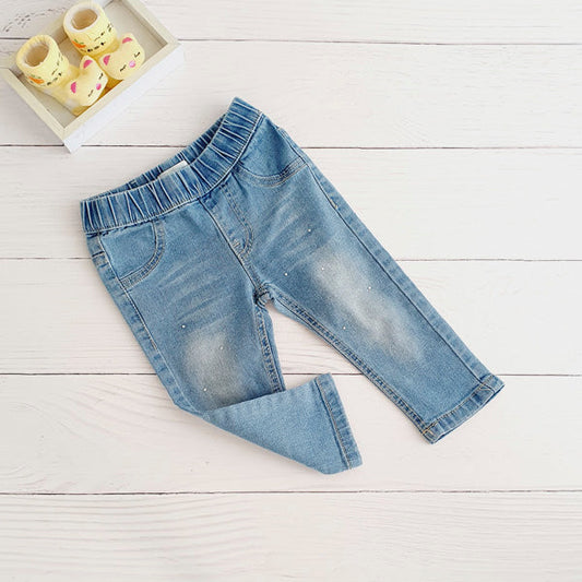 Jeans Algodón Celeste Marca 4kids 12 M Estado Casi tiki