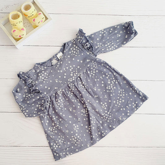 Vestido Algodón Diseños Marca Hym 3-6 M Estado Casi tiki