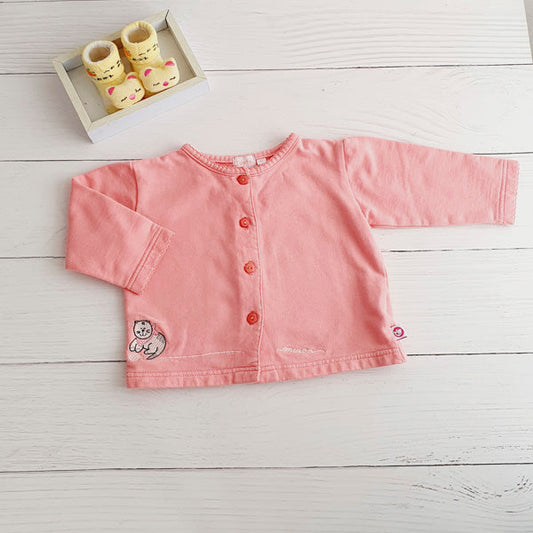 Polerón Algodón Rosa Marca Otra 9-12 M Estado Tiki taka