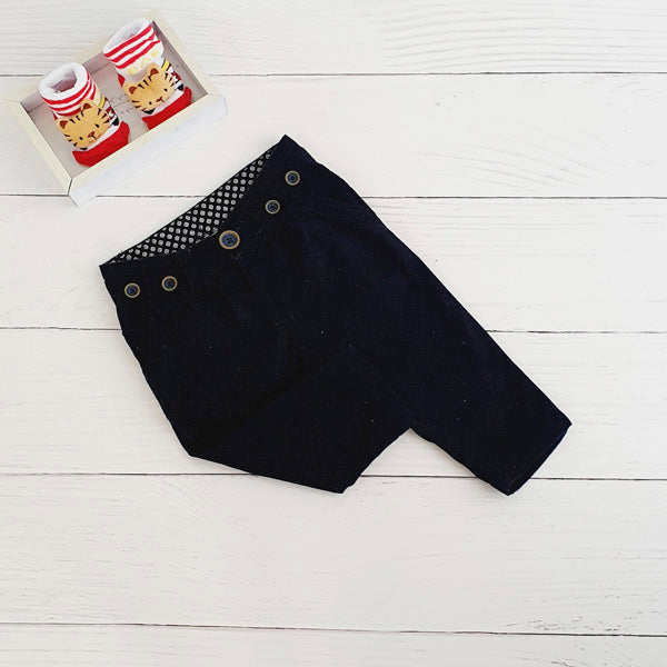 Pantalón Algodón Negro Marca Black and blue 6 M Estado Tiki taka