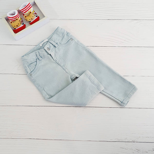 Jeans Mezclilla Celeste Marca Urb 12 M Estado Tiki taka