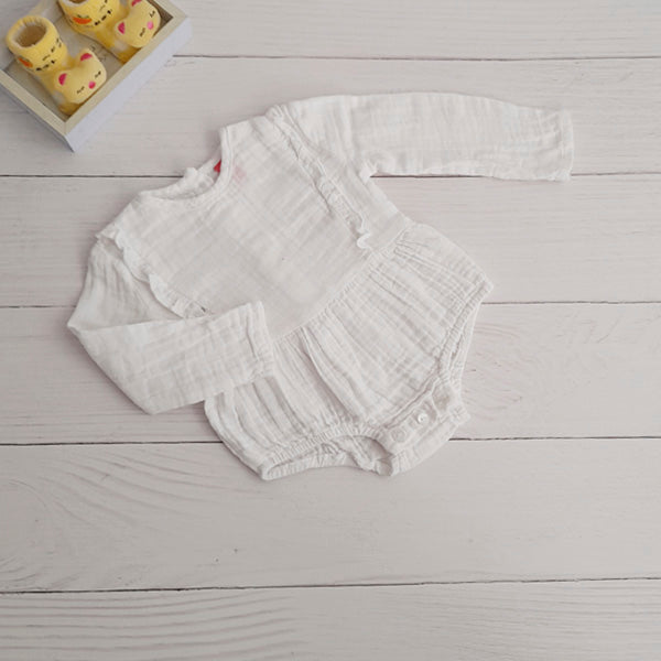 Body Algodón Blanco Marca Boulevard 0-3 M Estado Casi tiki