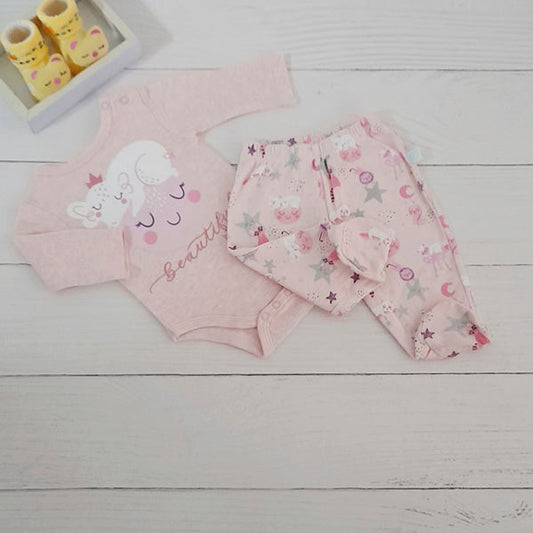 Conjunto Algodón Diseños Marca Bambino 0-3 M Estado Tiki taka