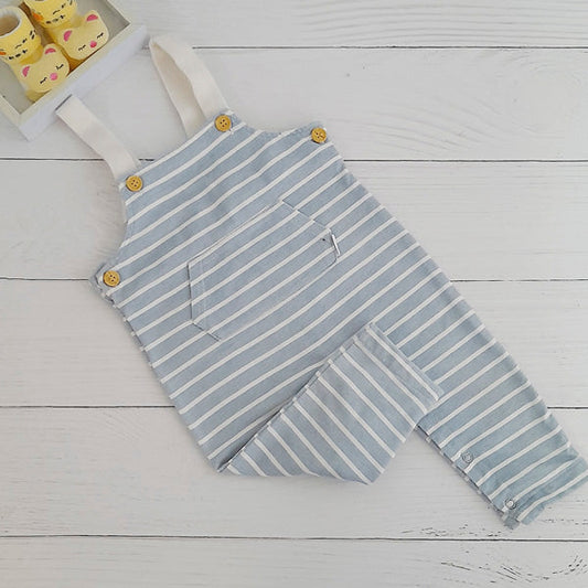 Jardinera Algodón Rayas Marca Otra 6-9 M Estado Tiki taka