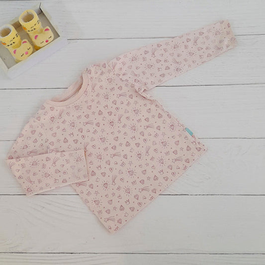 Polera Algodón Diseños Marca Ficcus 12-18 M Estado Casi tiki