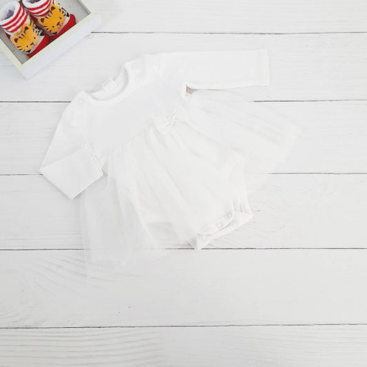 Body vestido Algodón Blanco Marca Hym RN Estado Casi tiki