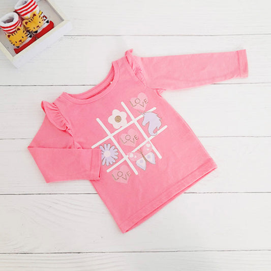 Polera Algodón Rosa Marca Figaro 6-9 M Estado Tiki taka