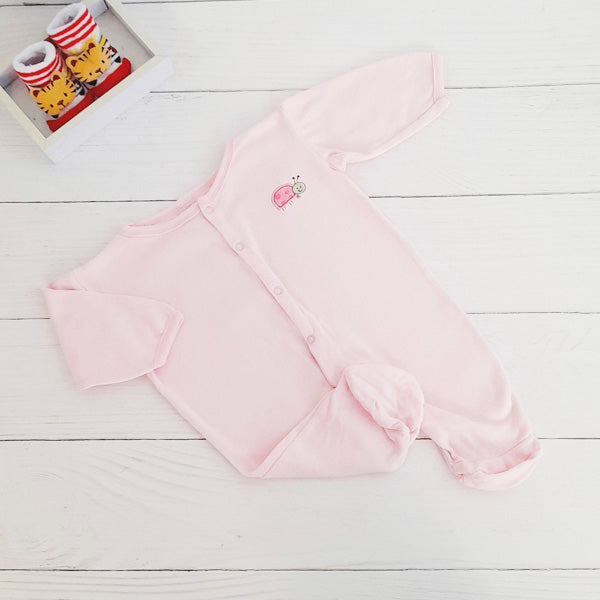 Pijama Algodón Rosa Marca Otra 0-3 M Estado Casi tiki