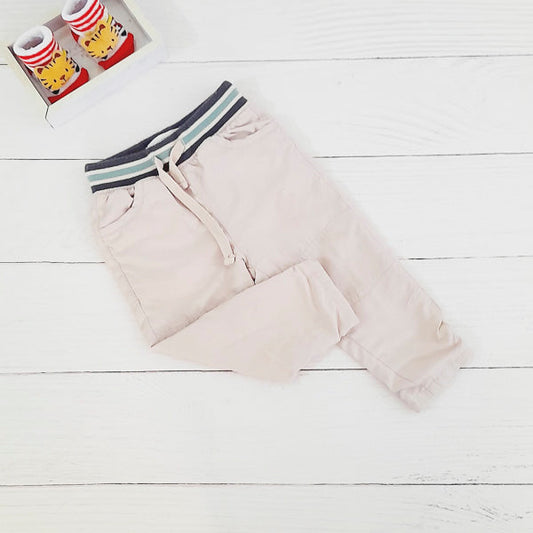 Pantalón Algodón Beige Marca Boulevard 9 M Estado Casi tiki